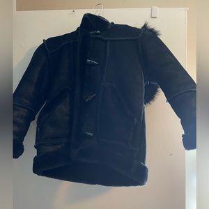 Kids shearling coat